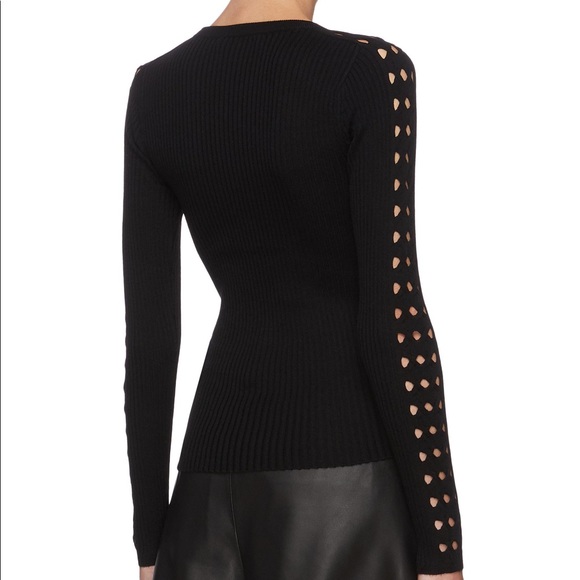 Jonathan Simkhai Cut Out Rib Knit Top - Picture 5 of 9